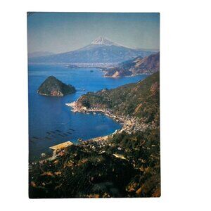 Vintage Postcard Mount Fuji Volcano Lofty Peak  u